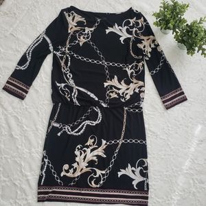 White House Black Market 3/4 sleeve dress